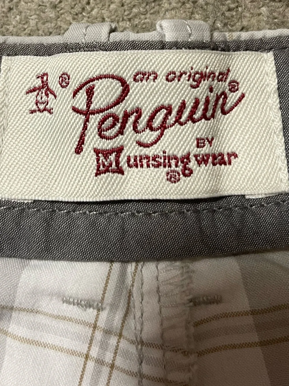 Original Penguin Men’s Plaid Shorts